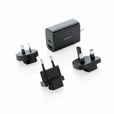 adapter - reklamowy - zasilacz - podróż - ładowarka - znakowanie - nadruk