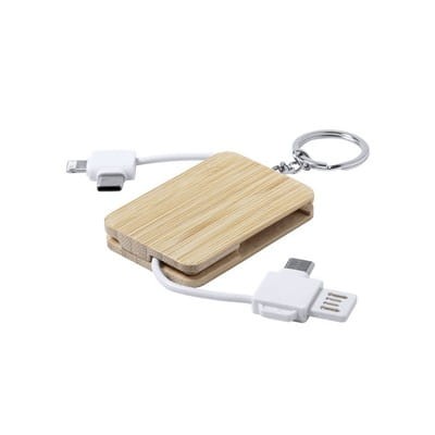 brelok - kabel - reklamowy - zasilanie - smartfon - komputer - znakowanie - laser - nadruk