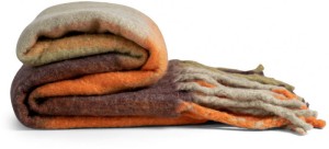 Luksusowy koc z wełny i akrylu  