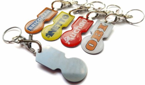 brelok - znaczek - otwieracz - żeton - reklamowy - gadżet - zakupy - znakowanie - nadruk - doming - laser