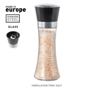 Młynek reklamowy z solą himalajską 