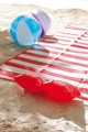 Mata plażowa, plastik, 180 x 87 cm, nadmuchiwana poduszka

