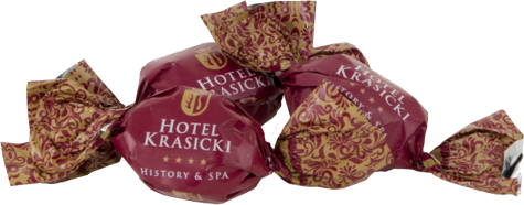 Cukierki reklamowe "Raczki", karmelowe, cena na zapytanie, ok. 160 szt./kg, min. 50 kg, nadruk na papierku, możliwe różne opakowania
