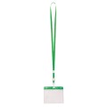 smycz poliestrowa 11 x 580 mm, kieszonka PVC