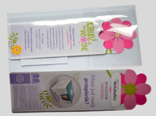 zakładka - reklamowa - ekologia - gadżet - książka - czytanie - nasiona - ogród - trawnik - smog - znakowanie - nadruk