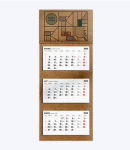 Kalendarz trójdzielny ekologiczny  