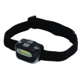 Latarka czołowa, 100 lumenów, dioda COB 3W, 3 bateria AAA, 58 x 42 x 37 mm, możliwość nachylenia 18 - 20 stopni