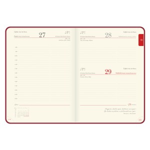 Kalendarz reklamowy A5 dzienny premium