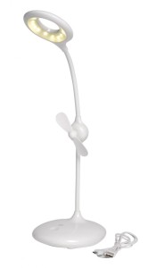 Lampka z wentylatorem