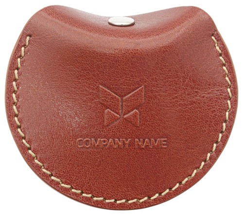 Etui na słuchawki - portmonetka, skóra, premium, 78 x 65 mm, min. zamówienie 10 szt. pudełko upominkowe