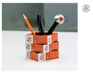 Kalendarz biurkowy MAGIC SLIDING PEN POT 