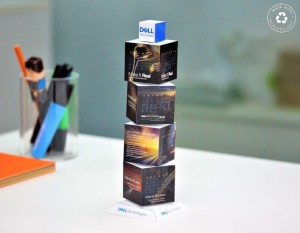 Kalendarz biurkowy MAGIC REVOLVING TOWER 