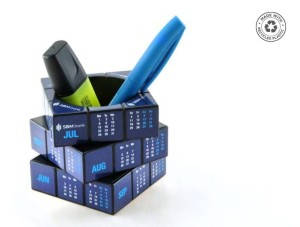 Kalendarz biurkowy RUBIK'S PEN POT 
