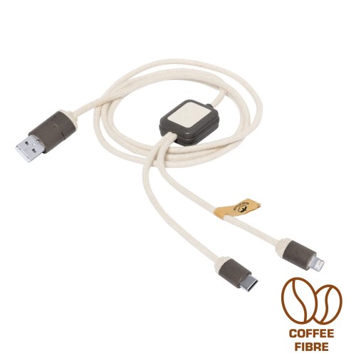 kabel - ładowanie - reklamowy - gadżet - smartfon - tablet - ekologia - biuro - znakowanie - nadruk