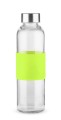 Butelka szklana 520 ml, śr. 65 x 220 ml, silikon, metal