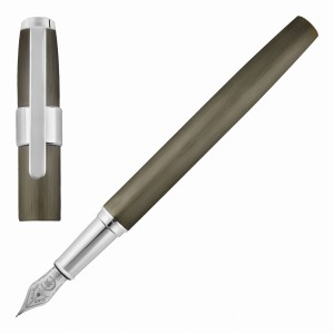 Pióro wieczne Cerruti BLOCK brushed gun