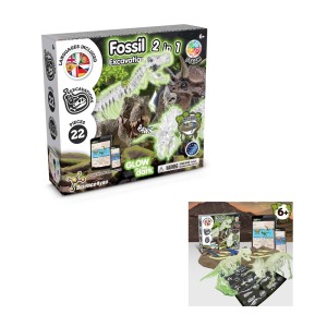 Gra edukacyjna SCIENCE 4 YOU - Dinozaury i skamieniałości 2 w 1 (1)