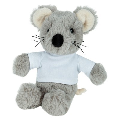 Maskotka - myszka, plusz, poliester, 21 cm
