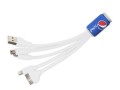 Kabel USB do ładowania, na zamówienie, wtyczka USB i 4 końcówki do ładowania - Mini USB, Micro USB, iPad, Ligtning (iPhone 5 i 6), produkcja wg projektu, cena na zapytanie