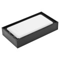 Powerbank 12000 mAh, tworzywo/metal, 150 x 75 x 15 mm, lamka, 4 diody, kabel micro USB, wyjście 5V/1A. 5V/2A, wejście 5V/1A
