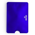 Etui na karty z ochroną RFID, aluminium, 62 x 90 mm
