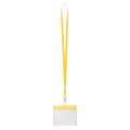 smycz poliestrowa 11 x 580 mm, kieszonka PVC