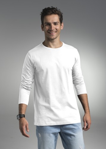 Koszulka męska długi rękaw, bawełna czesana 175g 