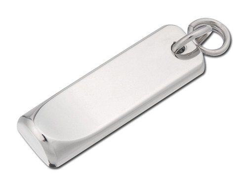 Zawieszka na suwak, metal, 38 x 11 x 12 mm
