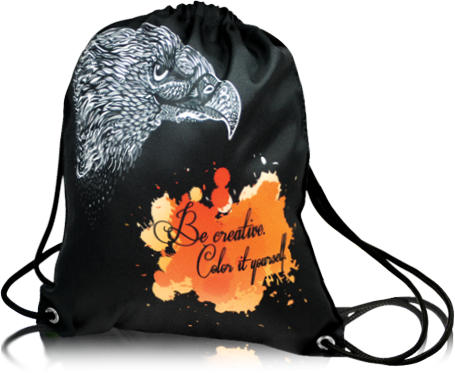 Worko-plecak, 38 x 42 cm, pełny kolor, dowolny nadruk sublimacyjny, cena dla 20 szt.
