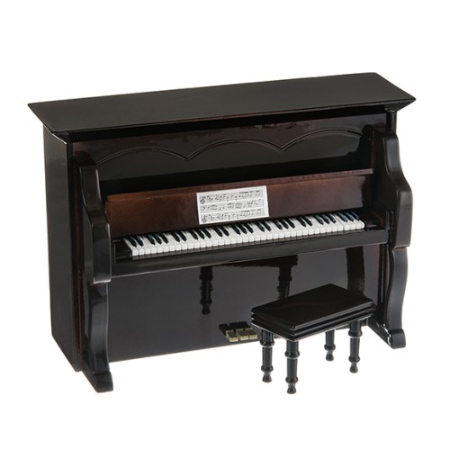 Miniatura pianina z pozytywką, pudełko prezentowe
