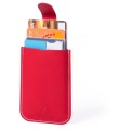 Etui na karty z ochroną RFID, PU, 5 przegródek, 72 x 100 mm
