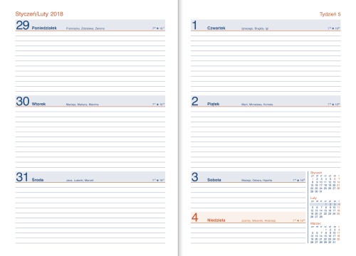 kalendarz - reklamowy - gadżet - upominek - znakowanie - nadruk - tłoczenie - laser - szkoła - nauczyciel - czas - zapis