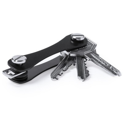 Brelok - organizer do kluczy, aluminium, 73 x 16 x 12 mm