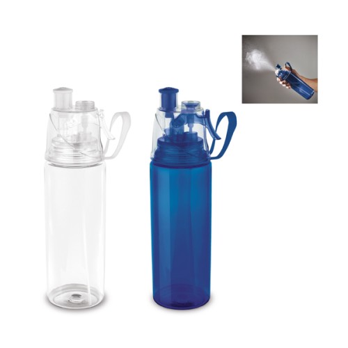 Bidon z rozpylaczem, PS i ABS, 600 ml, śr. 66 x 250 mm

