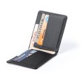 Portfel  z ochroną RFID, poliester, 6 przegródek, 110 x 86 x 13 mm
