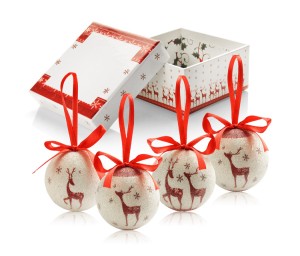 Bombki - komplet 4 szt.