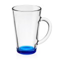 Kubek szklany, 300 ml, różne kolory dna
