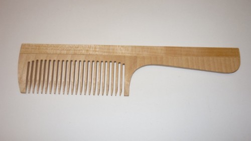 Grzebień drewniany, drewno, 19,5 x 4,5 x 0,5 cm, cena orientacyjna
