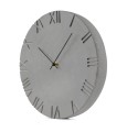 Zegar betonowy, śr. 290 x 45 mm, tworzywo pokryte warstwą betonu