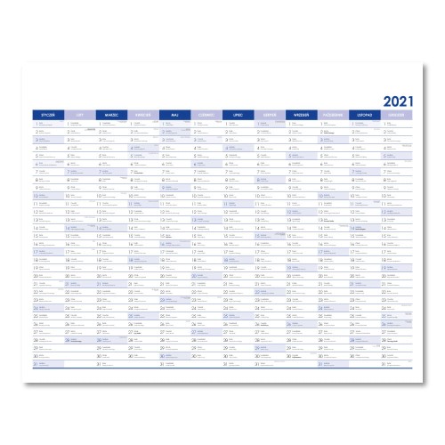 kalendarz - reklamowy -  ścienny - tablica - PVC - znakowanie - nadruk - UV - gadżet - biuro - czas