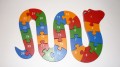 Puzzle drewniane, drewno, ok. 30 x 20 x 1,5 cm, cena orientacyjna
