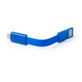 Brelok - kabel do ładowania, ABS, PVC, końcówka 2 w 1 oraz USB
