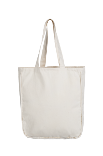 Torba na zakupy, bawełna, wypustka usztywniająca, 36 x 42 x 10 cm, uszy 50 x 3,5 cm, cena na zapytanie