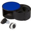 Słuchawki bluetooth, ABS 18 x 24 x 22 mm, pudełko jako stacja ładowania, kabel w zestawie
