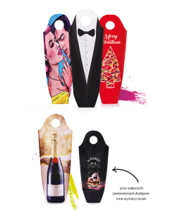 Torba na butelkę z dowolnym nadrukiem - eko