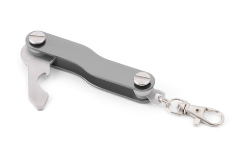 Brelok - organizer do kluczy, 92 x 17 x 16 mm, metal, kartonik
