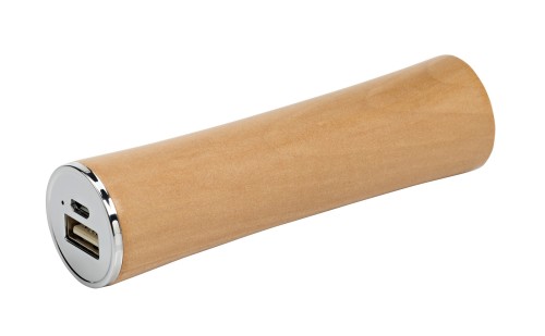 Powerbank 3000 mAh, drewno, moduł Samsung, cena dla 10 szt.
