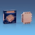 Łamigłówka Enigma, drewno, 85 x 85 x 23 mm, 9 elementów, cena dla 50 szt. Możliwość personalizacji
