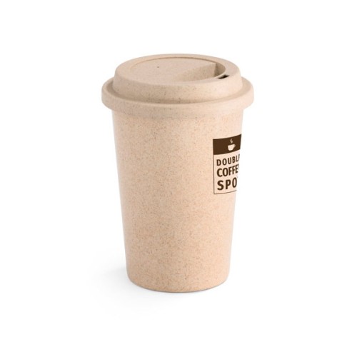 Kubek bambusowy, 450 ml, włókno bambusowe i polipropylen, śr. 93 x 134
