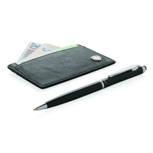 Etui na karty z długopisem